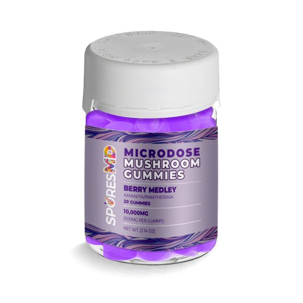 Amanita Microdose Gummies 10,000mg – Berry Medley Best Price