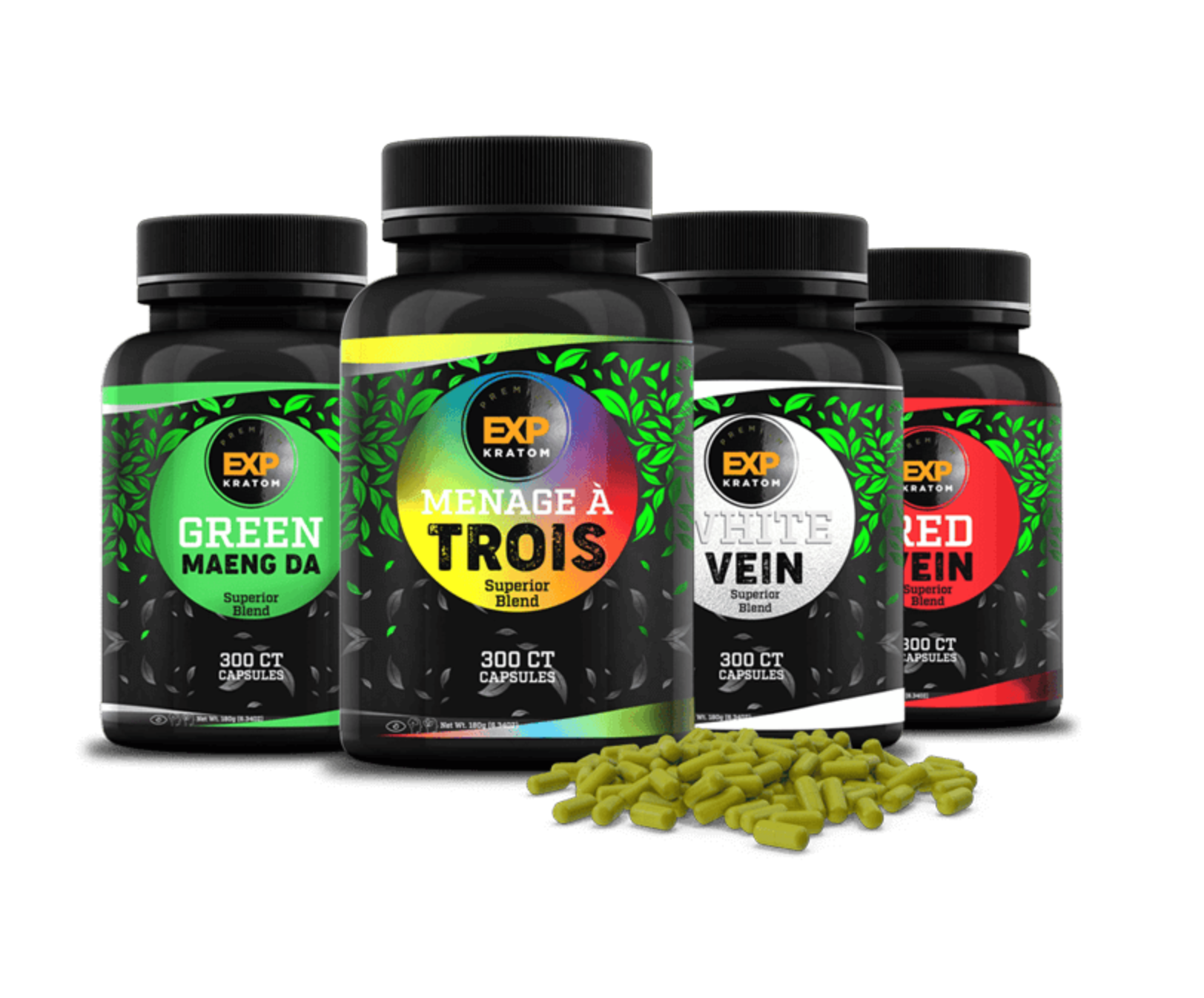 EXP Premium Kratom Blend Capsules Best Price
