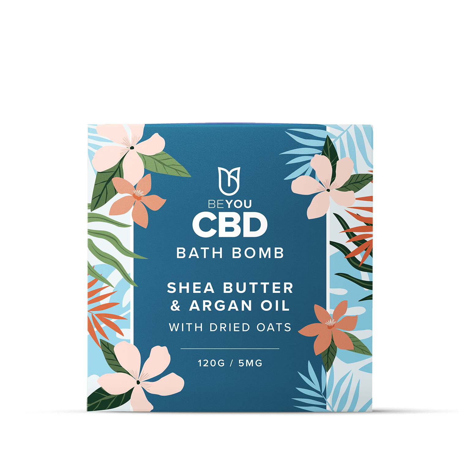 BeYou CBD Bath Bomb - Shea Butter & Argan Oil with dried oats Best Price