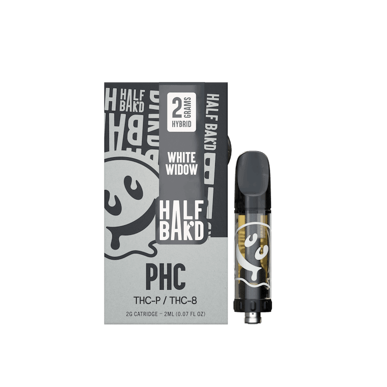 Half Bak'd White Widow - 2G PHC Cartridge (Hybrid) Best Price