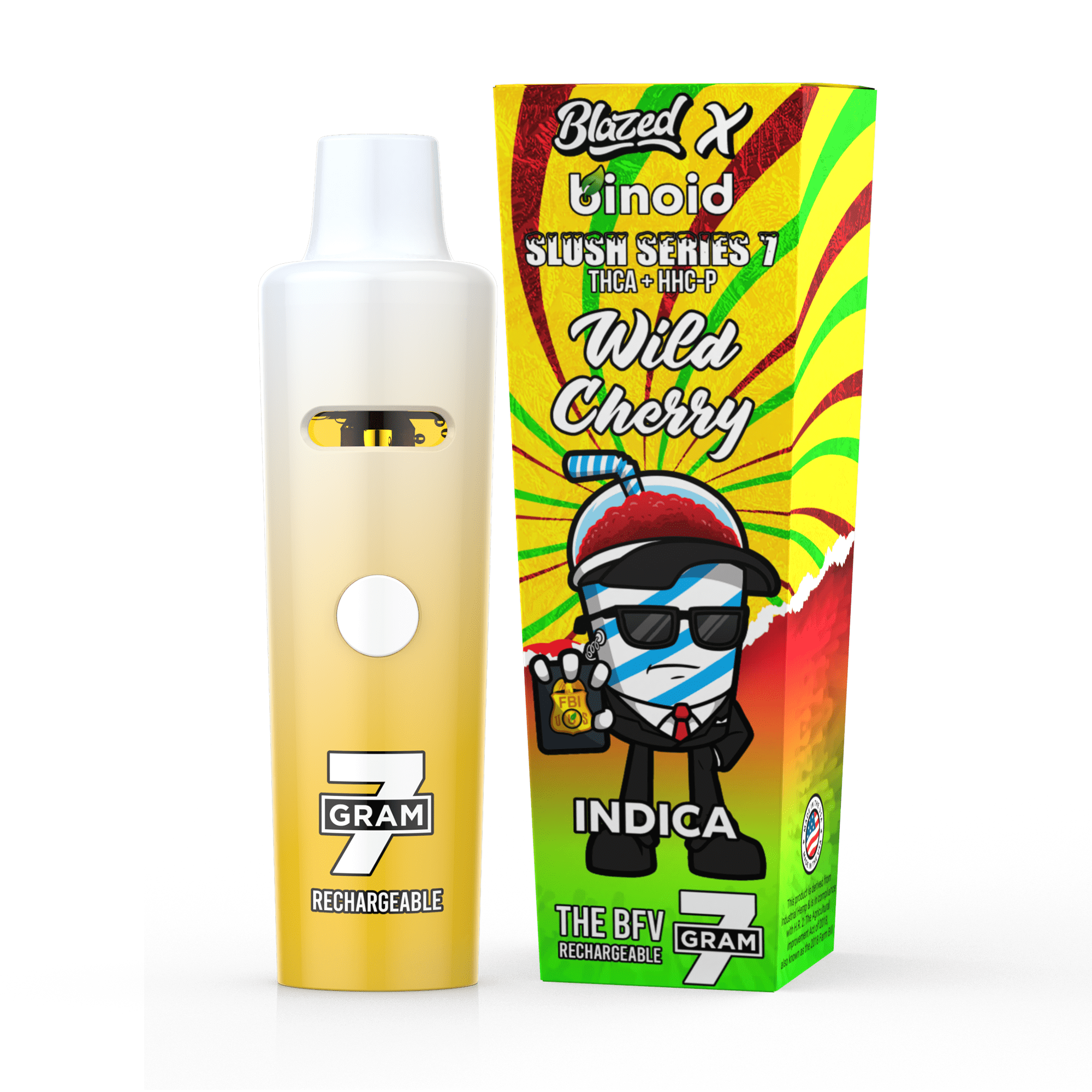 Binoid 7 Gram THCA Disposable Vape – Slush Series – Blazed x Binoid Best Price