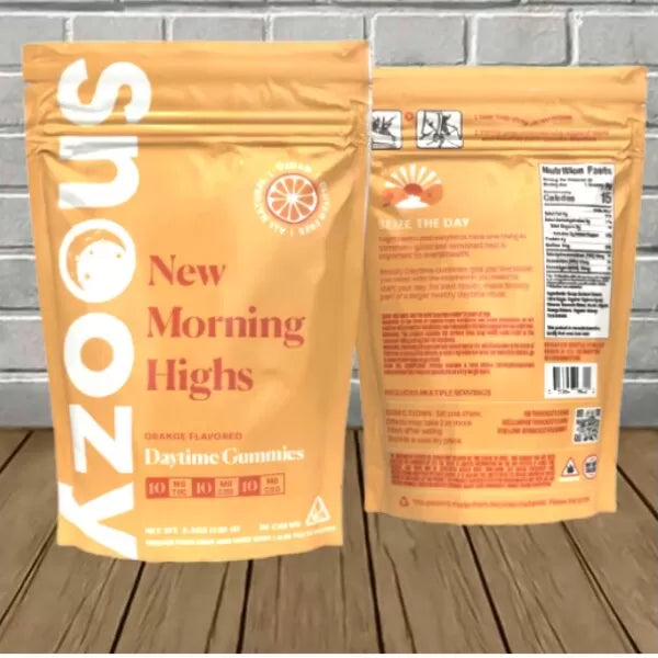 Snoozy New Morning Highs Delta 9 Gummies 200mg Best Price