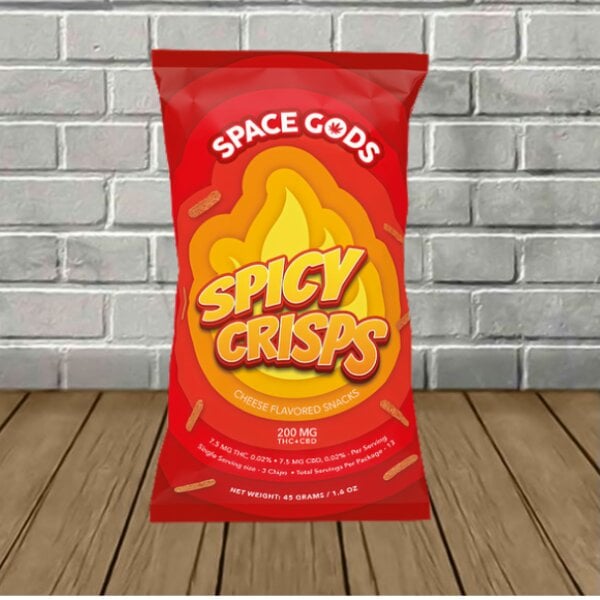 Space Gods Delta 9 | CBD Spicy Crisps Best Price