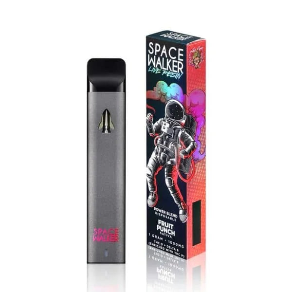Space Walker Fruit Punch Live Resin THC-O + Delta 8 + THCP Disposable (1g) Best Price