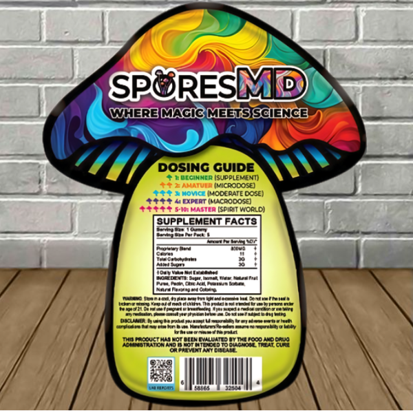 SporesMD Trips Infused Nootropic Gummies 4000mg Best Price