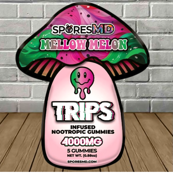 SporesMD Trips Infused Nootropic Gummies 4000mg Best Price