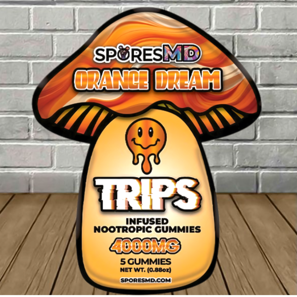 SporesMD Trips Infused Nootropic Gummies 4000mg Best Price