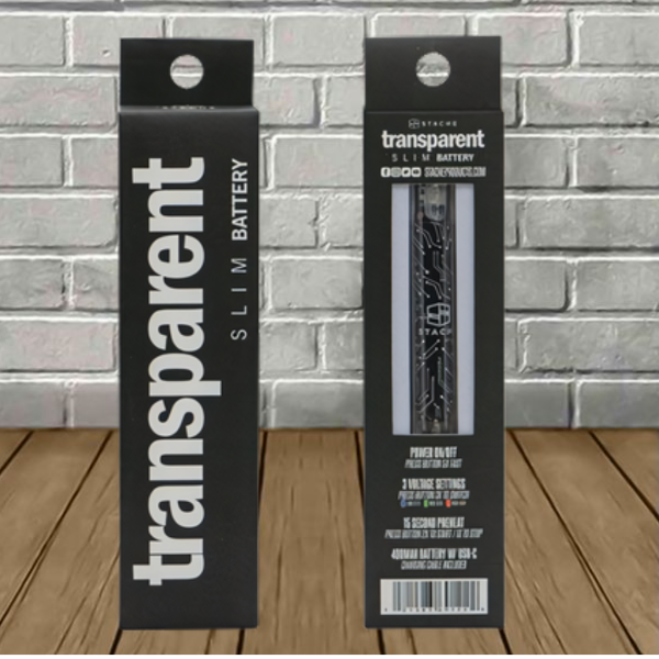 Stache Transparent Slim 510 Thread Battery Best Price