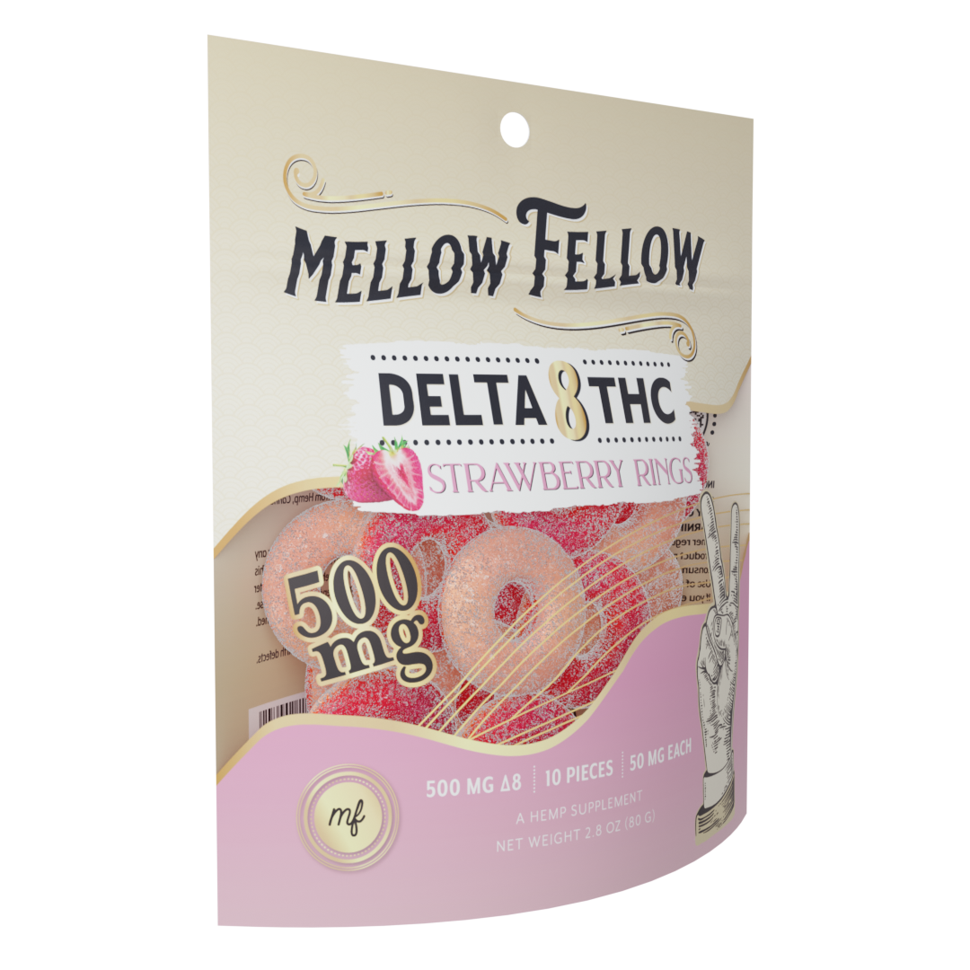 Mellow Fellow Delta 8 Strawberry Rings Best Price