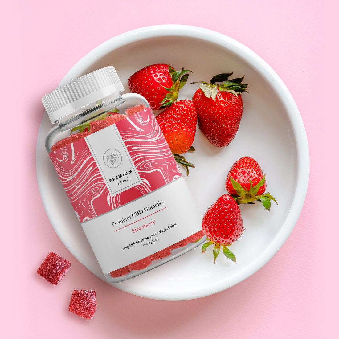 Premium Jane 1500 mg CBD Vegan Gummies Best Price