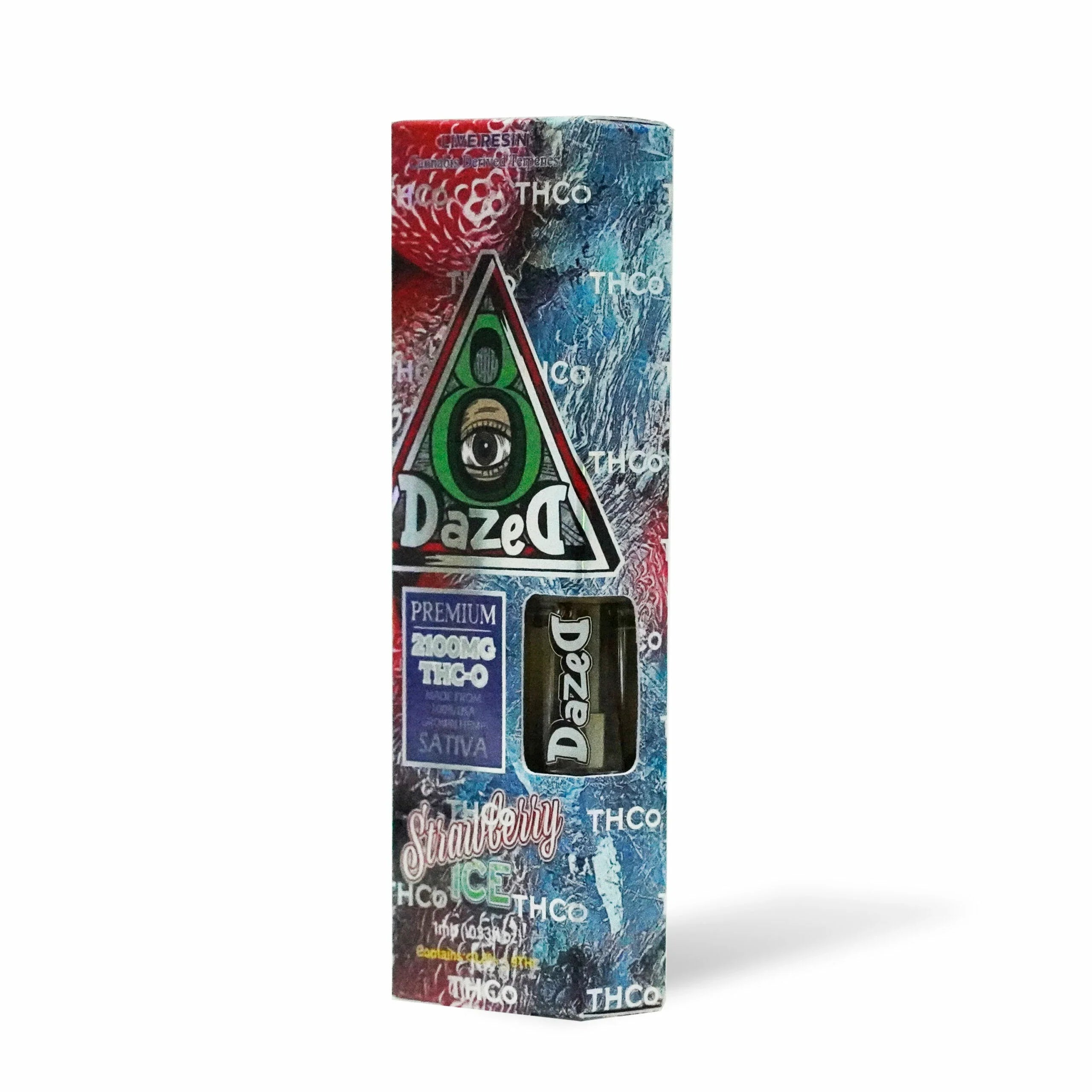 Live Resin Carts - DazeD8 Stawberry Ice Live Resin THC-O Cartridge (2.1g) Best Price
