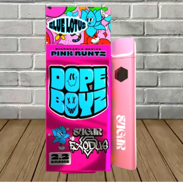 Sugar X Exodus Dope Boyz Blue Lotus Disposable Vape 2.2g Best Price