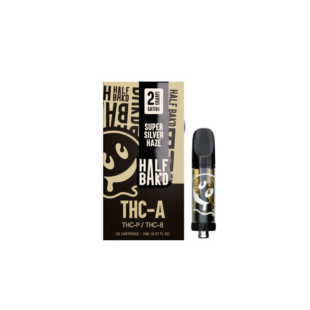 Half Bak'd Super Silver Haze - 2G THCA Cartridge (Sativa) Best Price