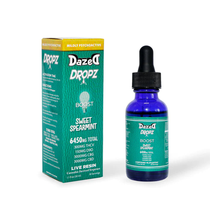 Dazed8 “Dropz” Tinctures CBD + CBG + D9o + HHC (6450mg) Best Price