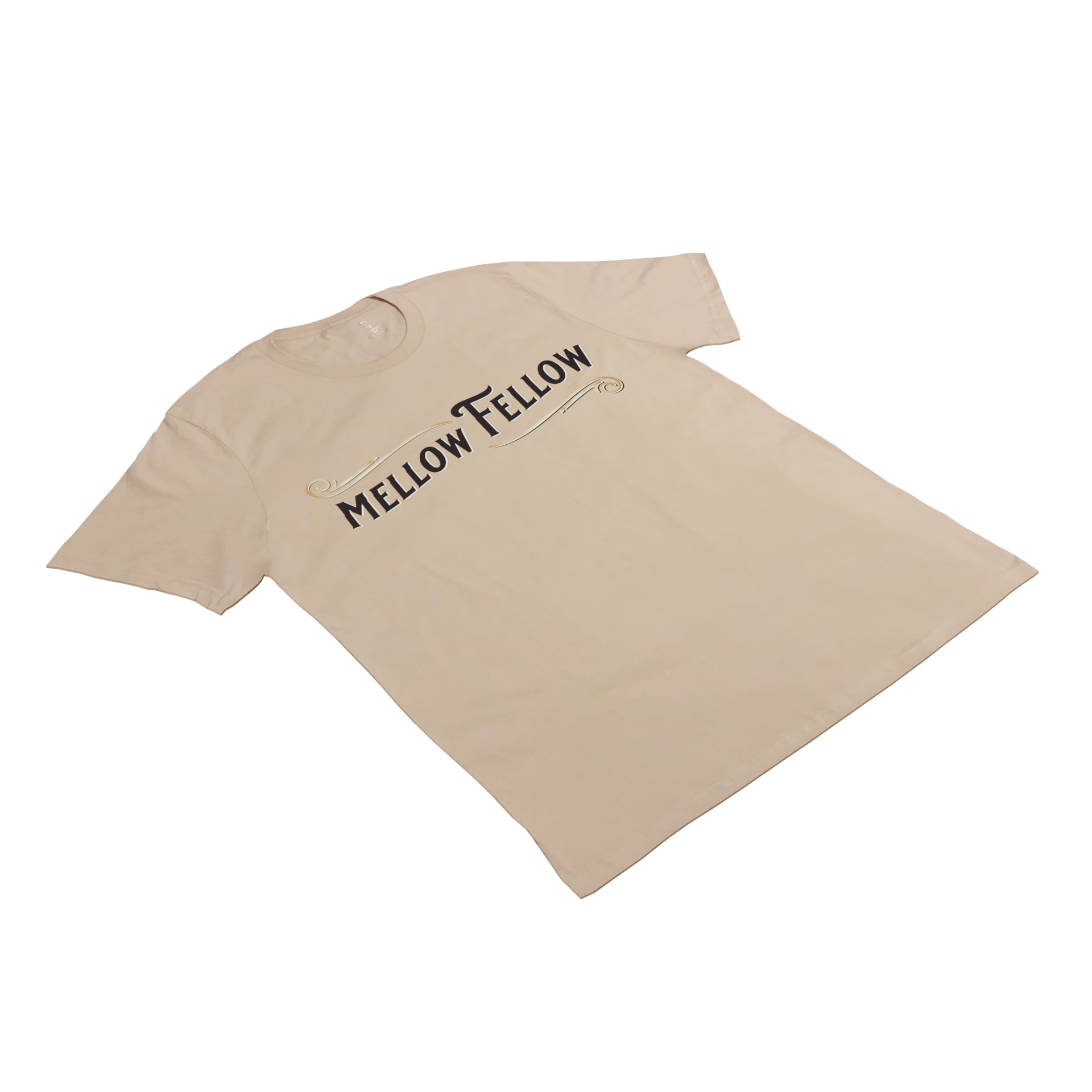 Mellow Fellow Tan Logo T-Shirt Best Price
