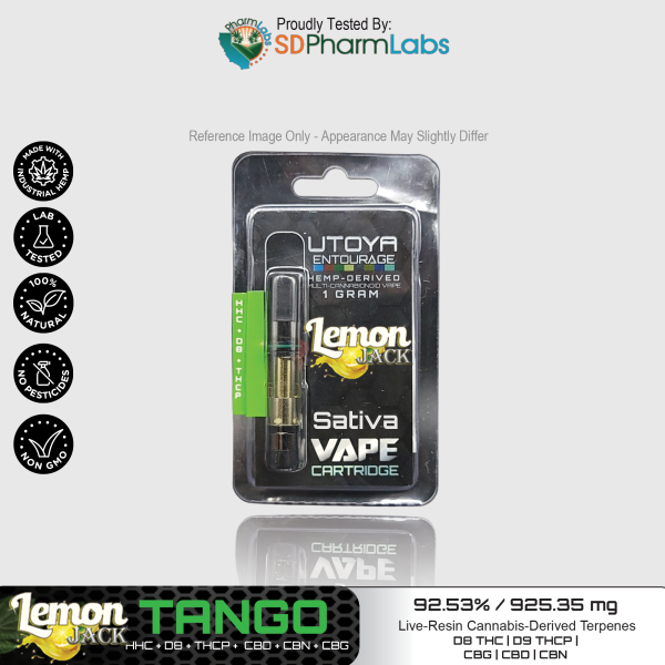 Utoya | Live Resin Delta 8 THC Vape Cartridge - 1g Best Price