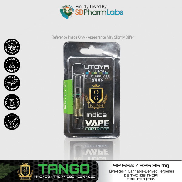 Utoya | Live Resin Delta 8 THC Vape Cartridge - 1g Best Price