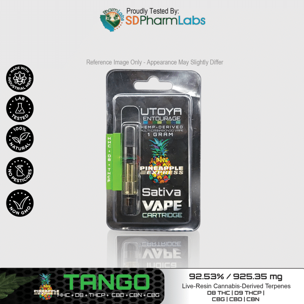 Utoya | Live Resin Delta 8 THC Vape Cartridge - 1g Best Price