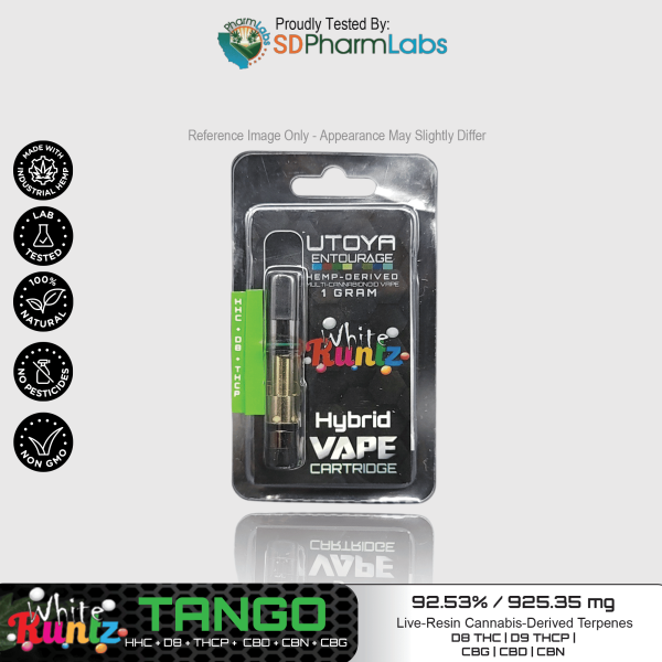 Utoya | Live Resin Delta 8 THC Vape Cartridge - 1g Best Price