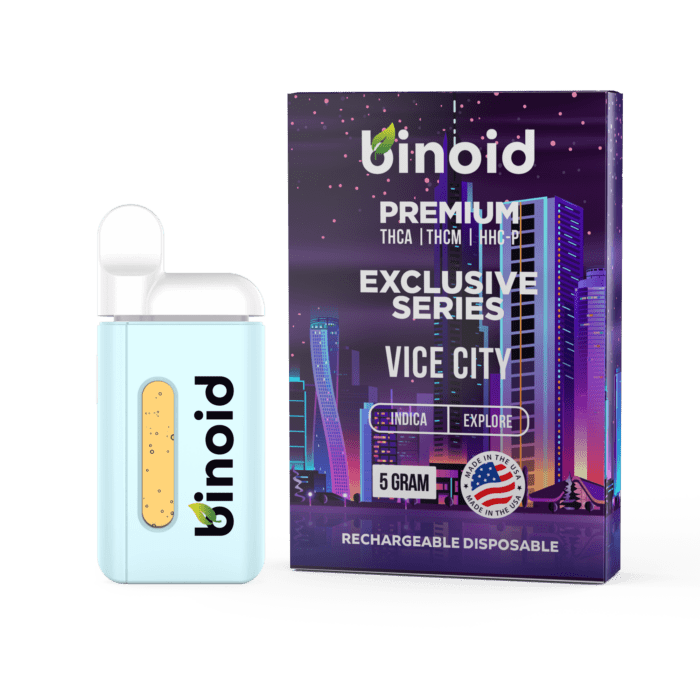 Binoid Exclusive Series 5 Gram Disposable Vape – Vice City Best Price