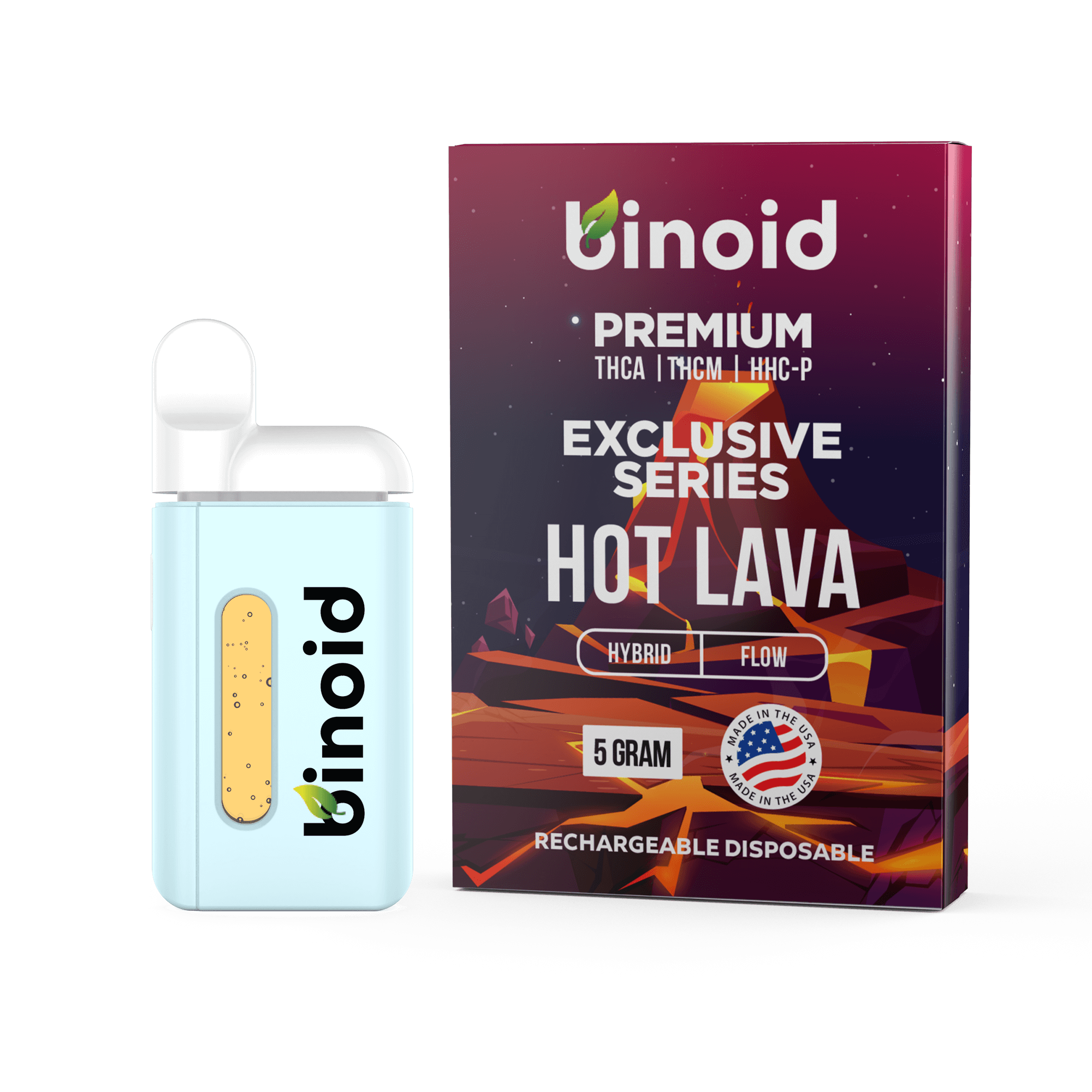 Binoid Exclusive Series 5 Gram Disposable Vape – Hot Lava Best Price