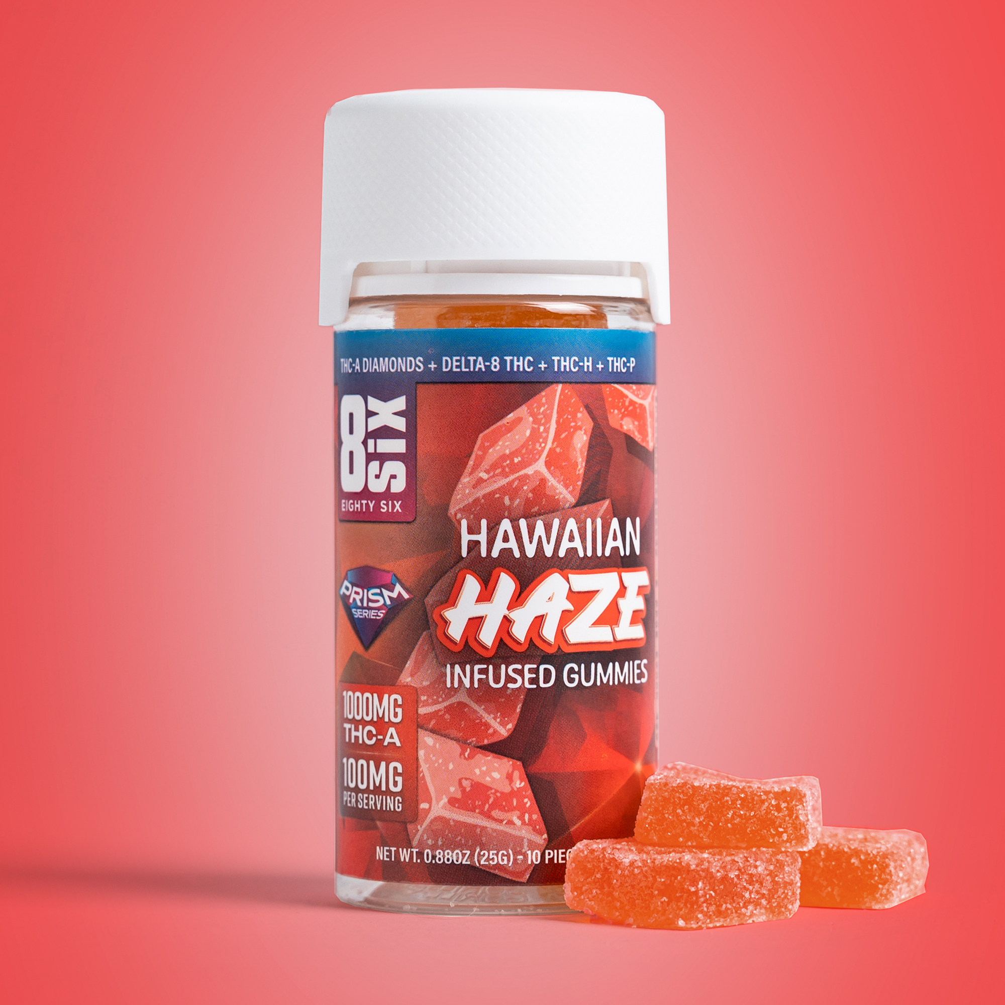 Eighty Six Hawaiian Haze 1000MG THC-A Gummies Best Price