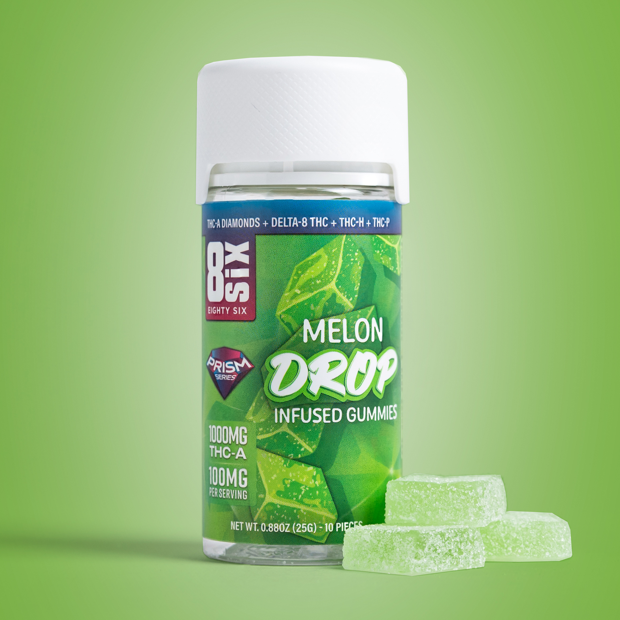 Eighty Six Melon Drop 1000MG THC-A Gummies Best Price