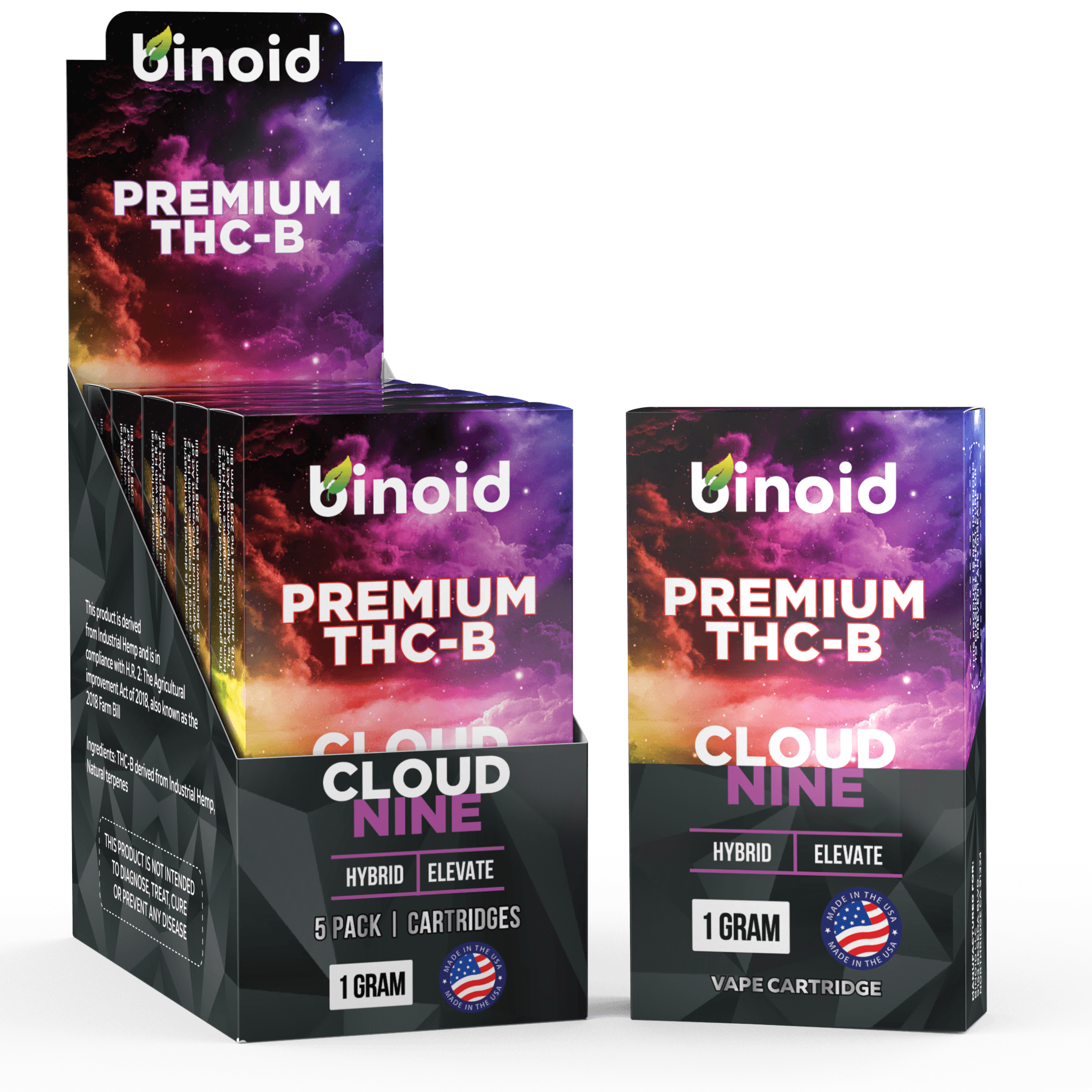 Binoid THC-B Vape Cartridge - Cloud Nine Best Price