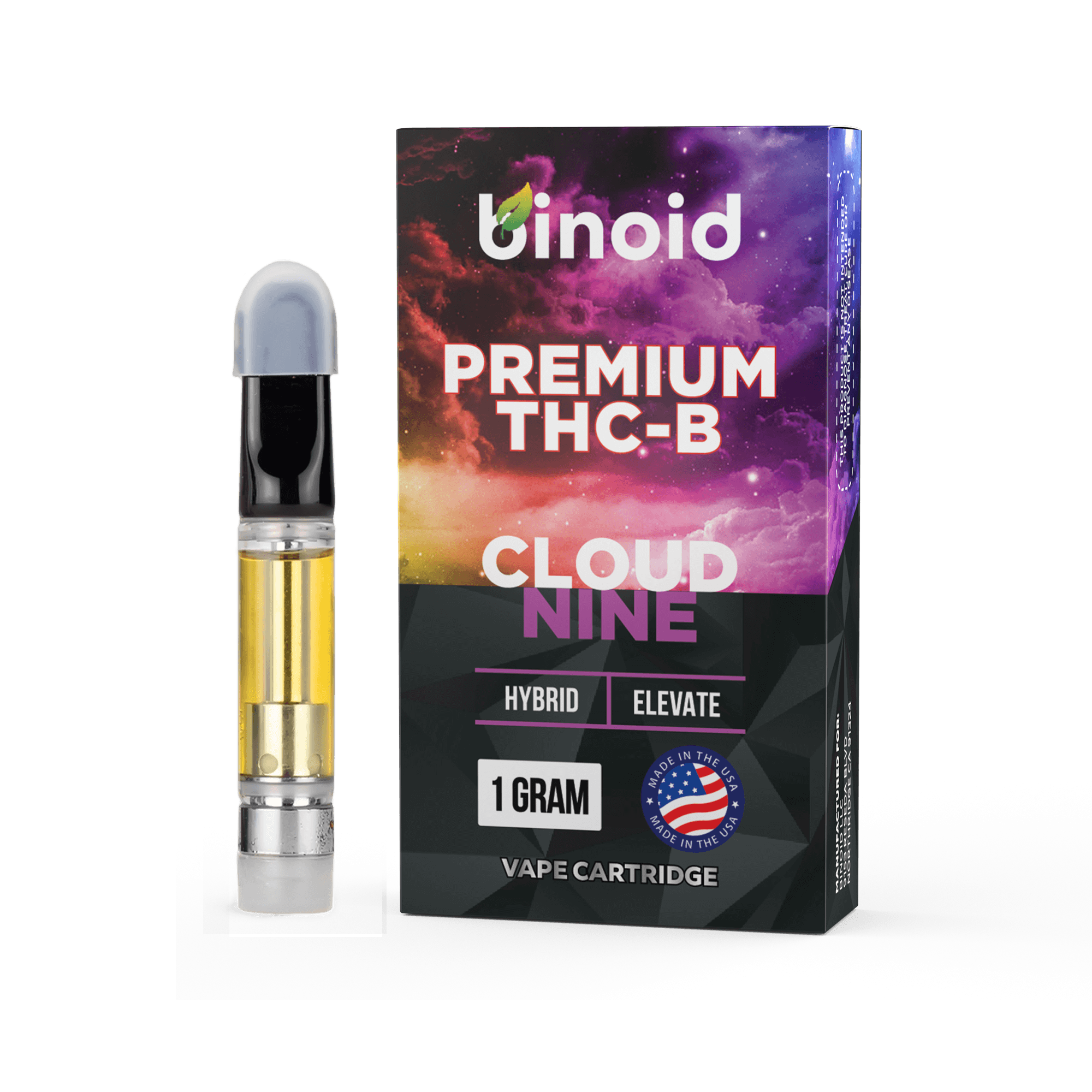 Binoid THC-B Vape Cartridge - Cloud Nine Best Price