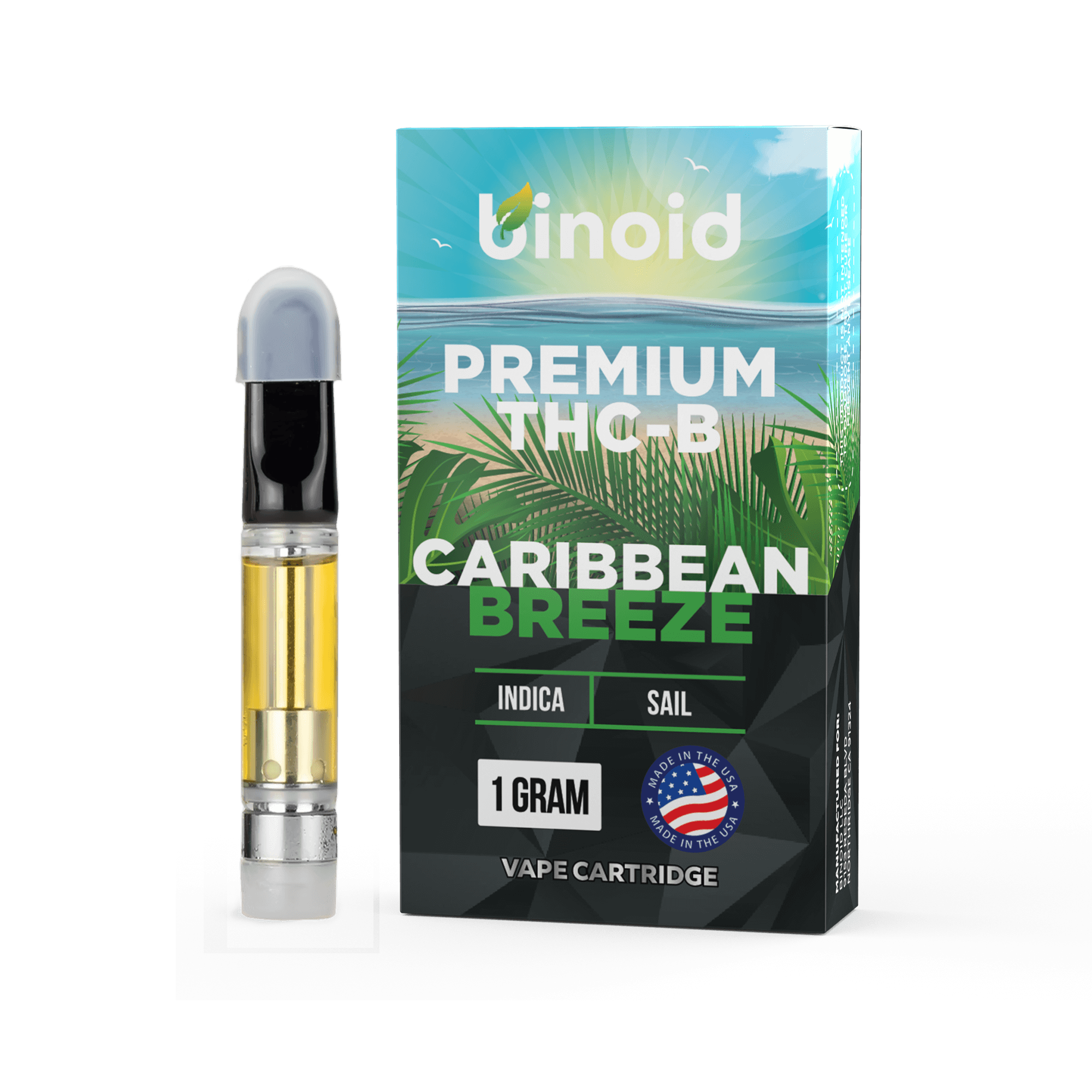 Binoid THC-B Vape Cartridge - Caribbean Breeze Best Price