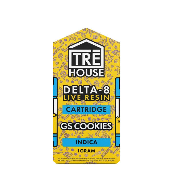 TRE House D8 Live Resin Vape Cartridge - Girl Scout Cookies 1G Best Price