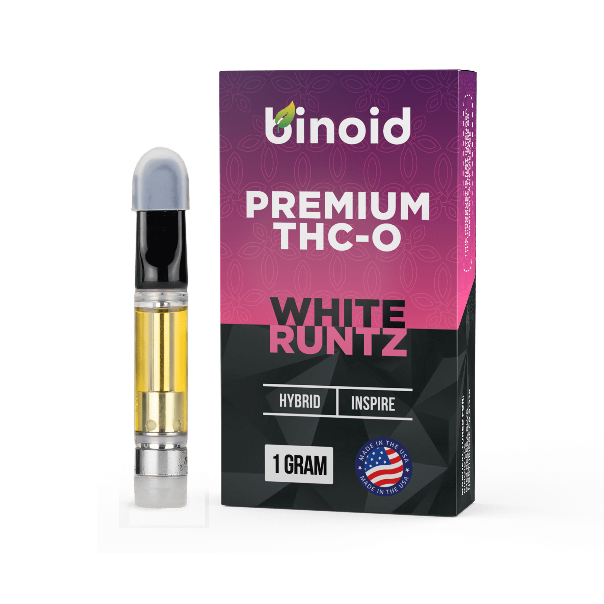 Binoid THC-O Vape Cartridge - White Runtz Best Price