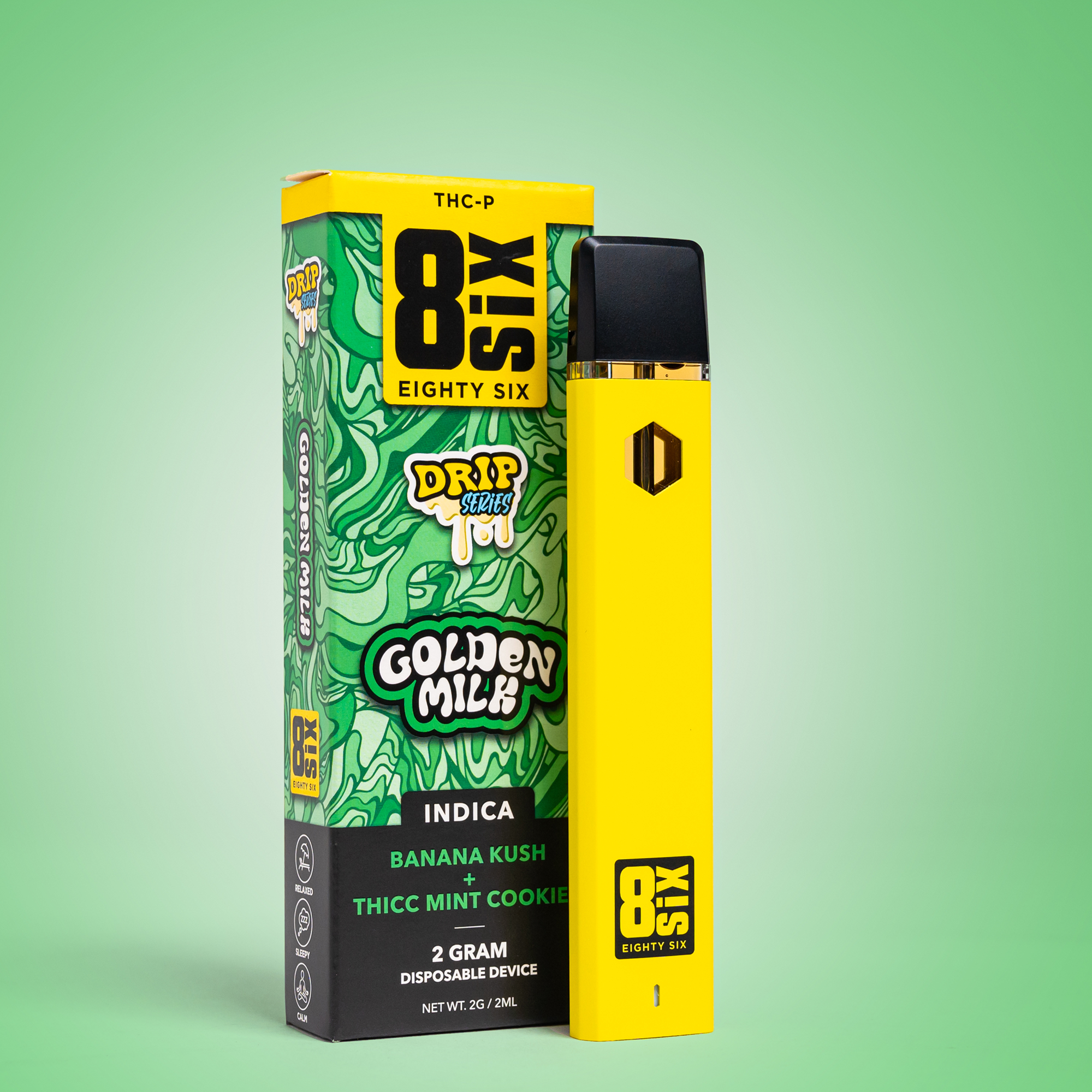 Eighty Six Golden Milk THC-P 2G Disposable (Banana Kush) Best Price