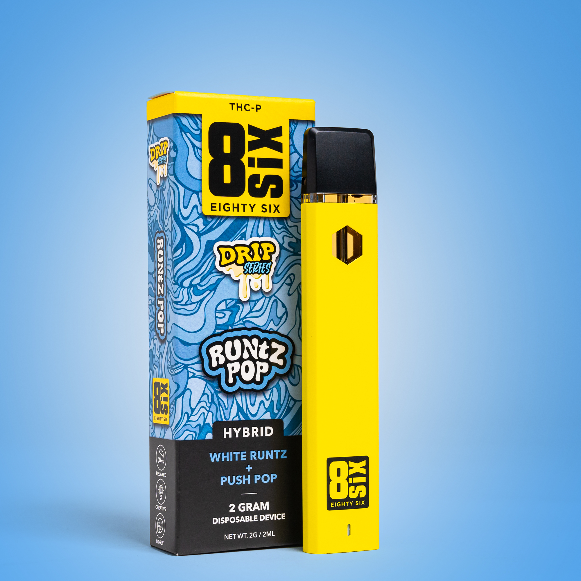 Eighty Six Runtz Pop THC-P 2G Disposable (White Runtz) Best Price