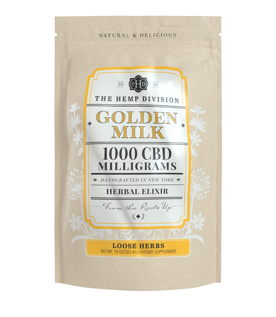 The Hemp Division Golden Milk - 1,000 MG CBD (Loose, 10 oz. Bag) Best Price