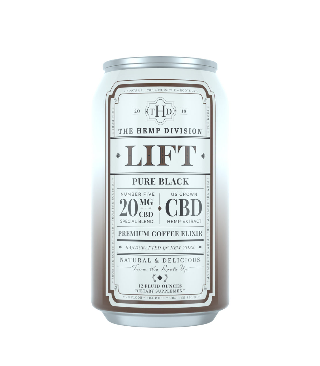 The Hemp Division Lift - Case of 8 Cans - 20 MG CBD Best Price