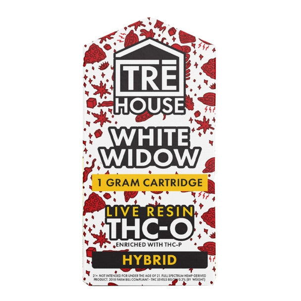 TRE House Live Resin THC-O + THC-P Cartridge - White Widow 1G Best Price