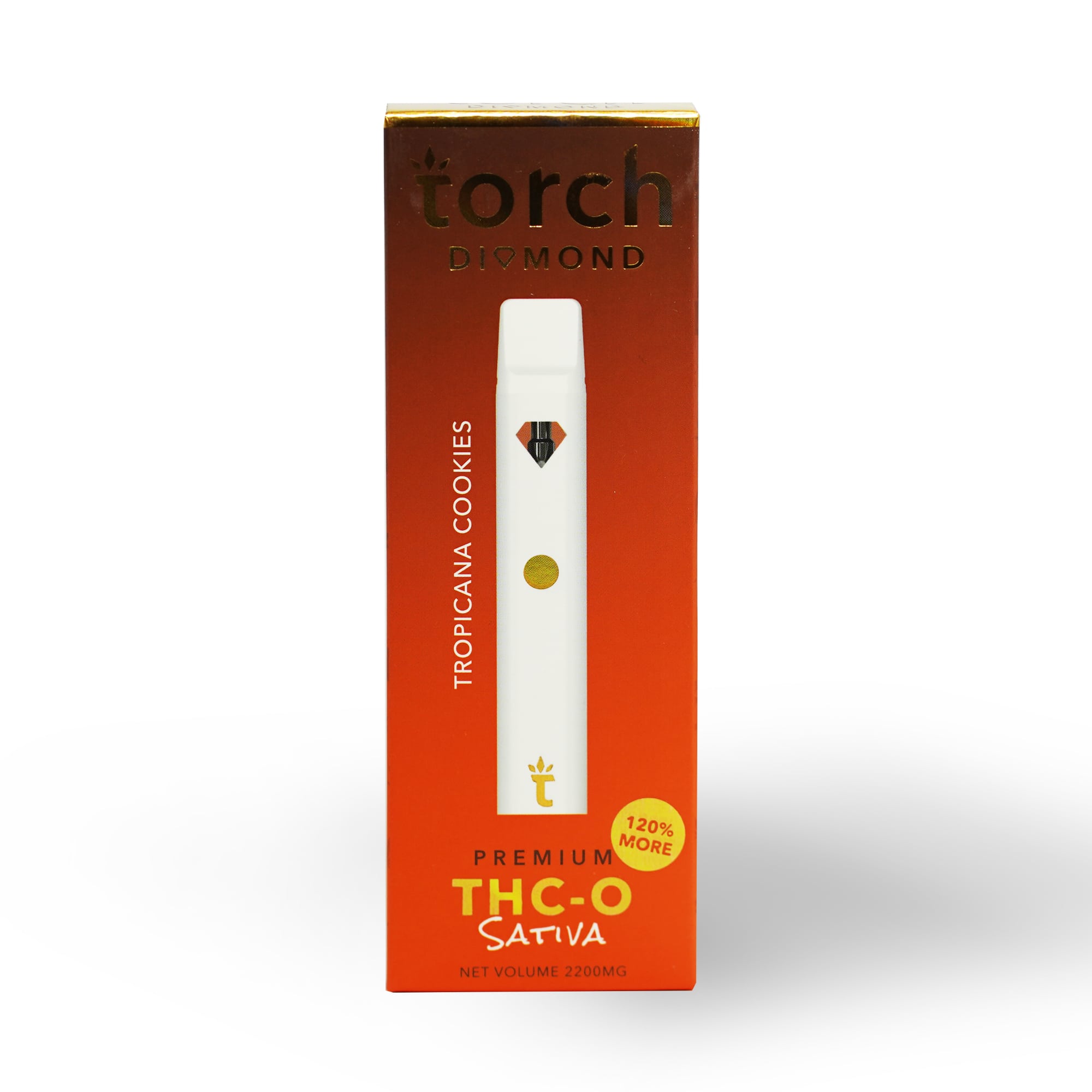 Torch Diamond Tropicana Cookies THC-O + Delta 8 Disposable (2.2g) Best Price