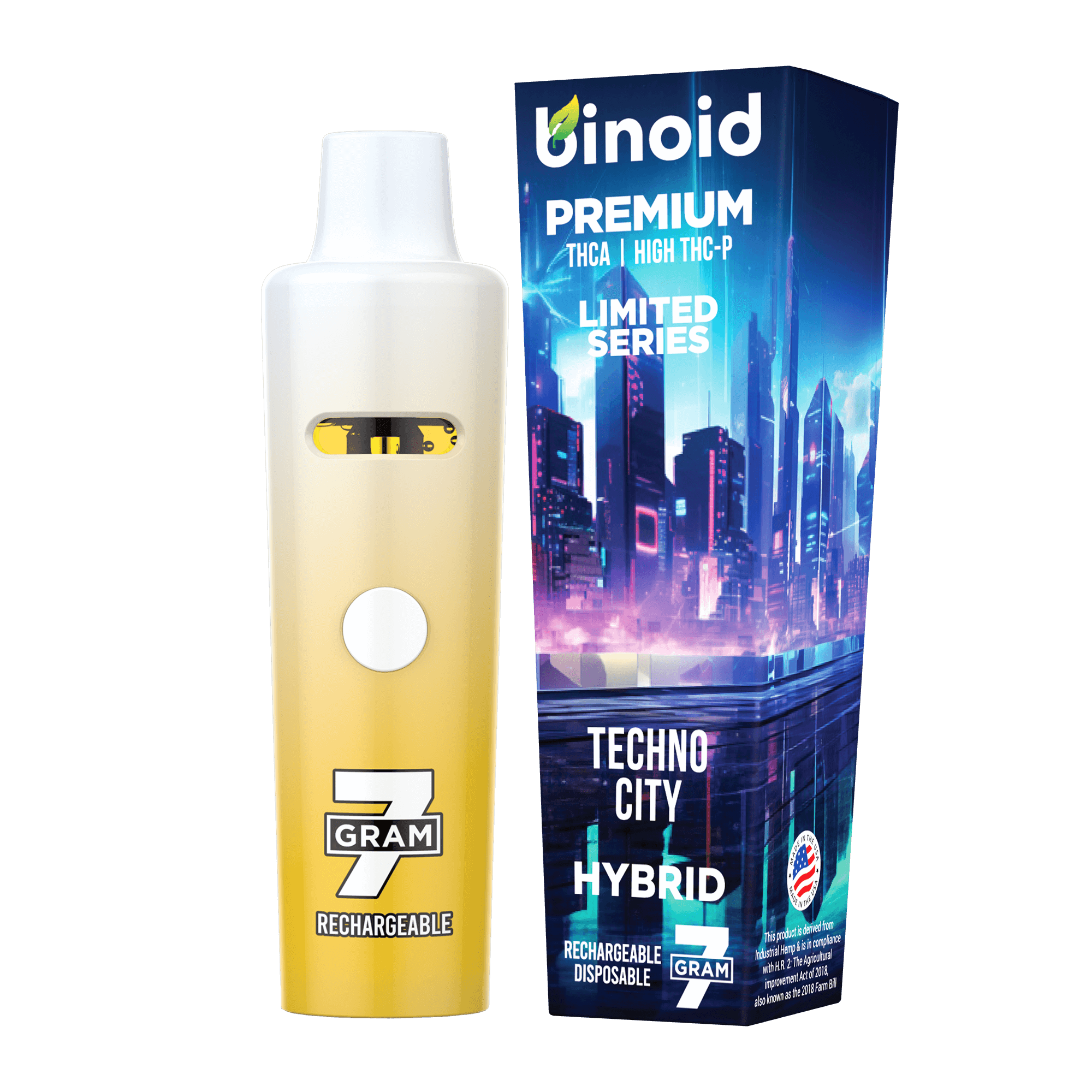 Binoid 7 Gram THCA + High THC-P Disposable Vape – Limited Series Best Price