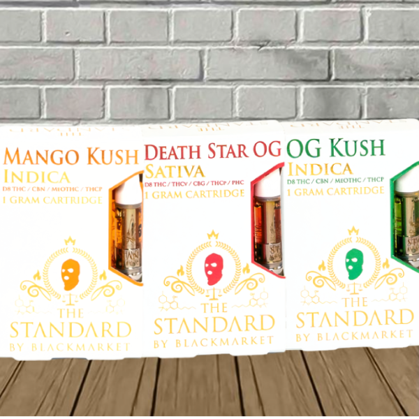 The Standard Rare Cannabinoid Blend Vape Cartridge 1g Best Price