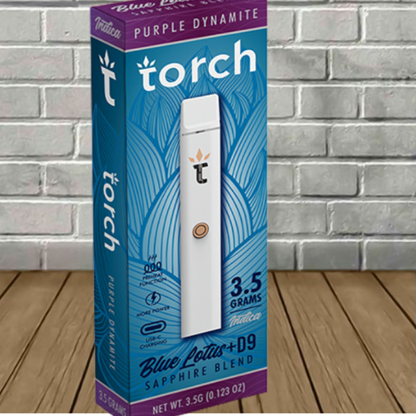Torch Blue Lotus + D9 Sapphire Blend Disposable 3.5g Best Price