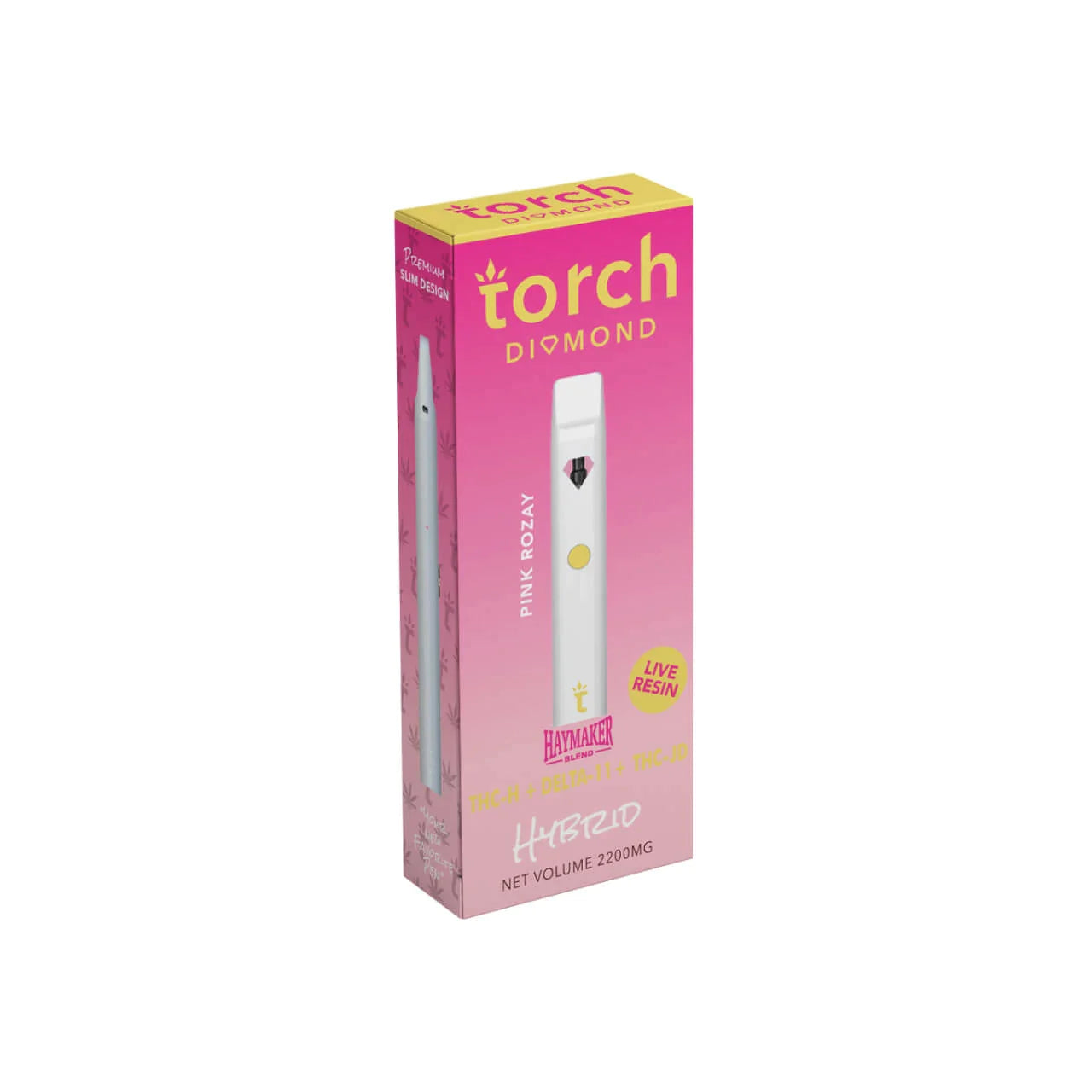 Torch Diamond Pink Rozay THC-h + Delta 11 + THC-jd Disposable (2.2g) Best Price