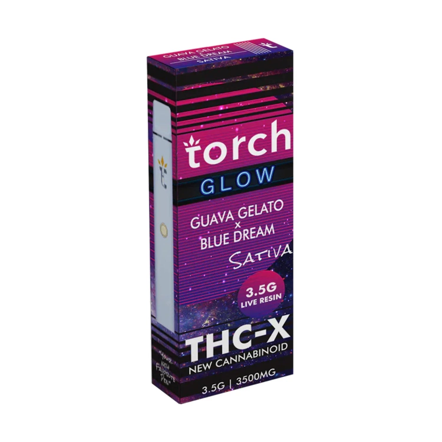 Torch Glow Guava Gelato x Blue Dream THC-X Disposable (3.5g) Best Price