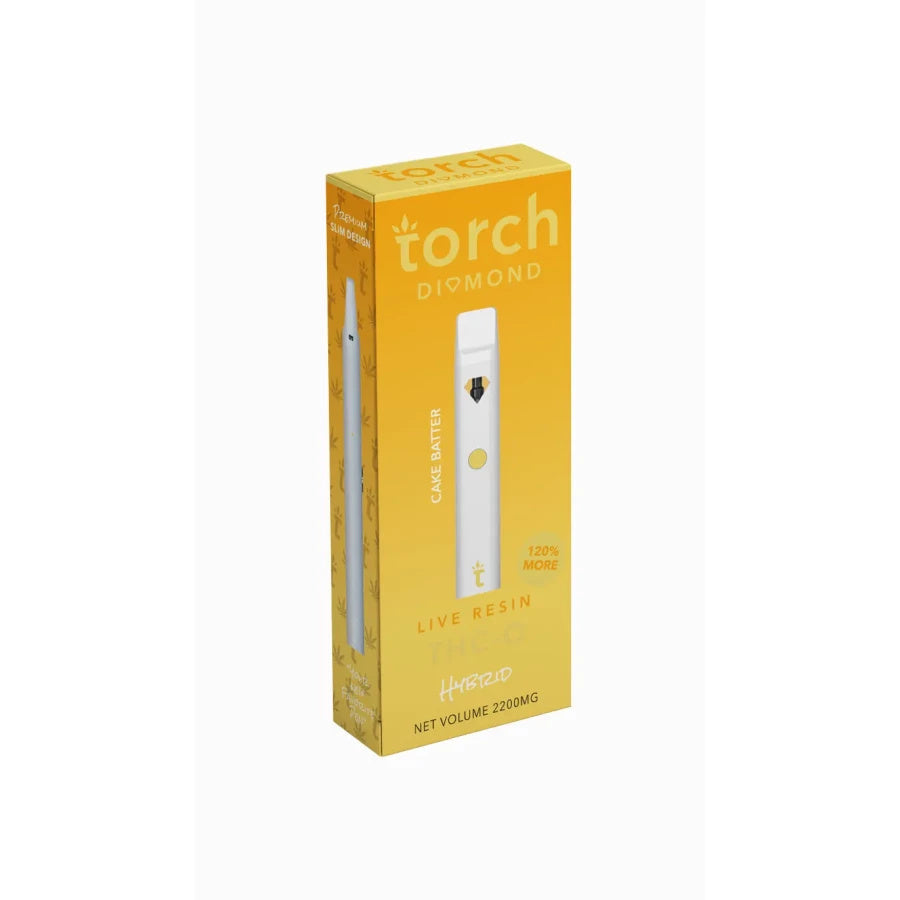 Torch Diamond THC-O + Delta 8 LIve Resin Disposable (2.2g) Best Price