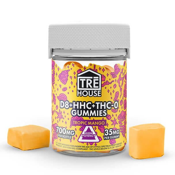 Tre House - D8 + HHC + THC-O Tropic Mango Gummies 35MG Best Price