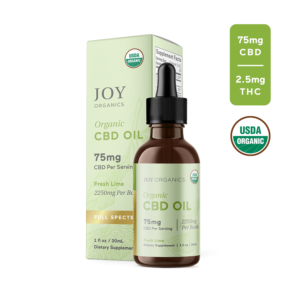 Joy Organics Full Spectrum Tincture (Fresh Lime) Best Price