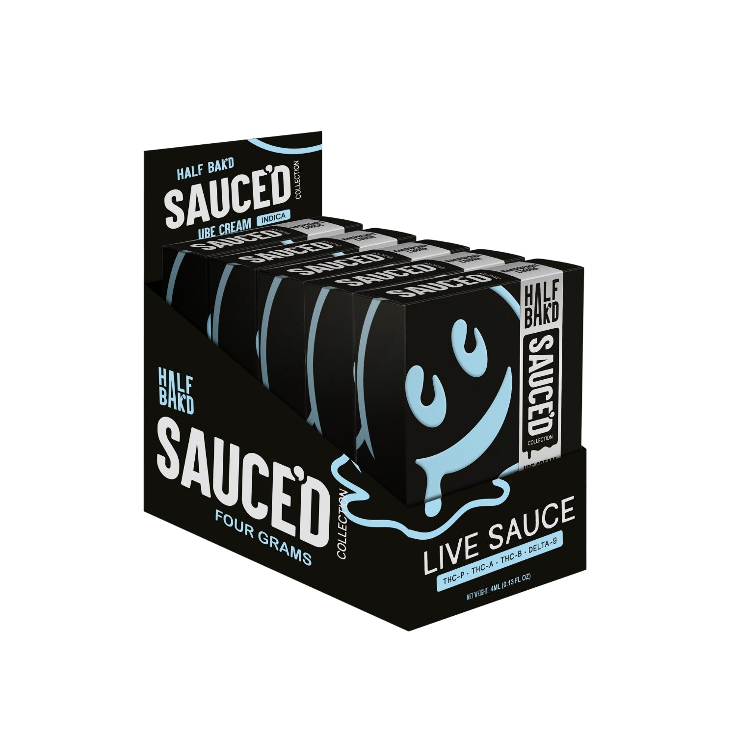 Half Bak'd Ube Cream by SAUCE'D Collection | 4-Gram Live Resin Disposable (Indica) Best Price