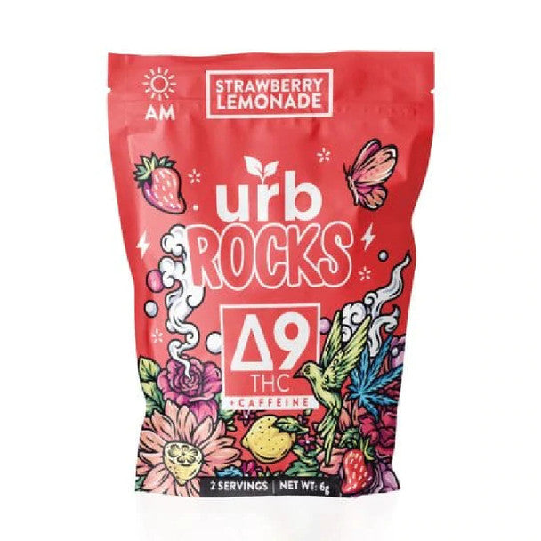Urb Finest Flowers - Delta 9 Edible - Rocks AM Strawberry Lemonade - 15mg Best Price