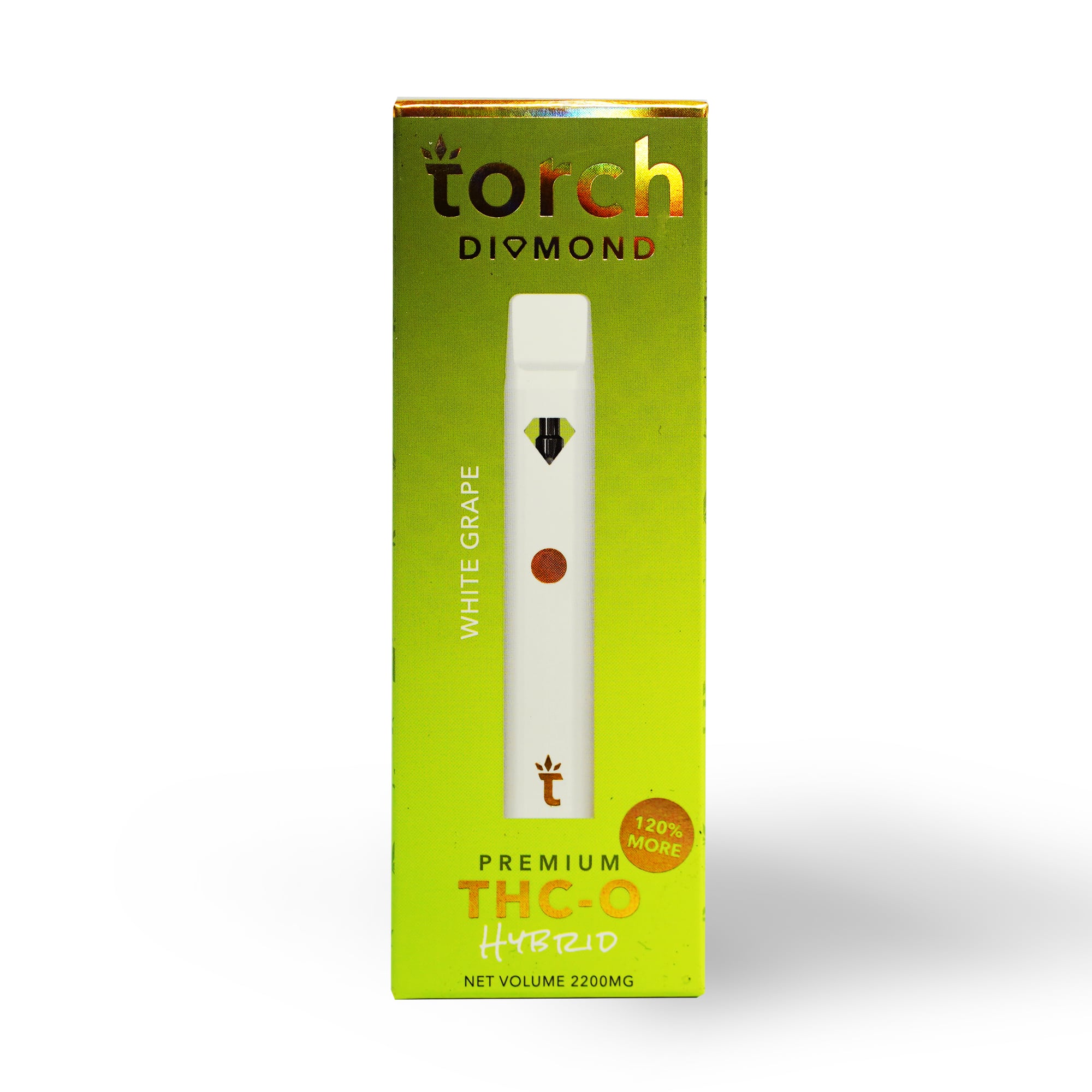 Torch Diamond White Grape THC-O + Delta 8 Disposable (2.2g) Best Price