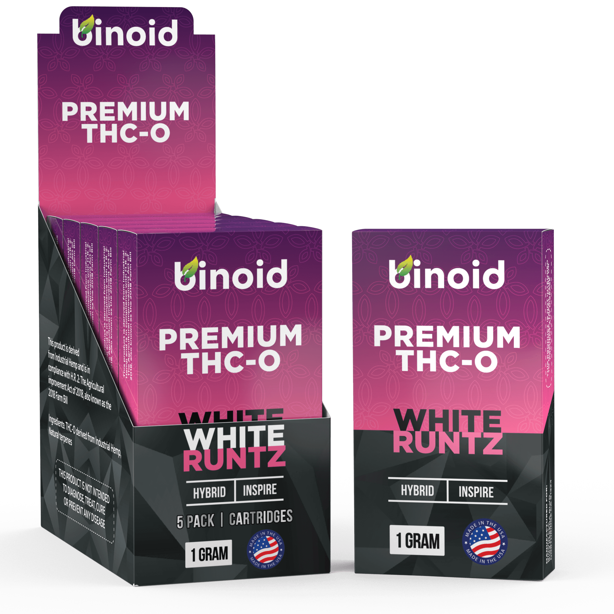 Binoid THC-O Vape Cartridge - White Runtz Best Price